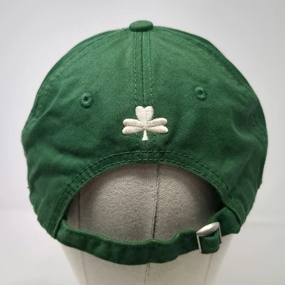 Green Baseball Cap One Size Ireland Dublin Shamrock Embroidered Hat Slideback